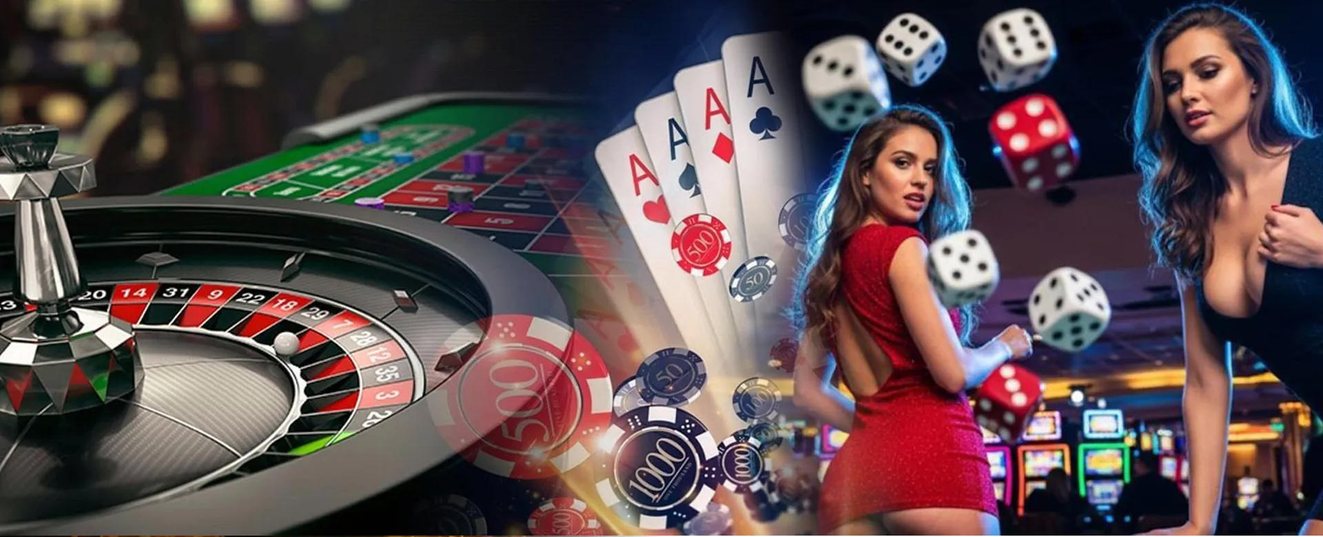 TG777 Promotions Hero Banner - Golden coins and casino chips