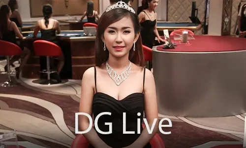 Live Baccarat game with a professional dealer on TG777